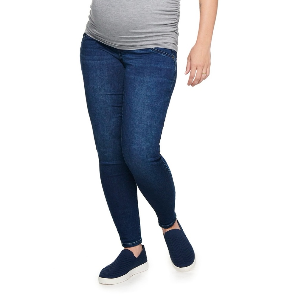 NWT Maternity Sonoma Over-The-Belly Jeggings Skinny Leg Blue Size 2 Size 6
